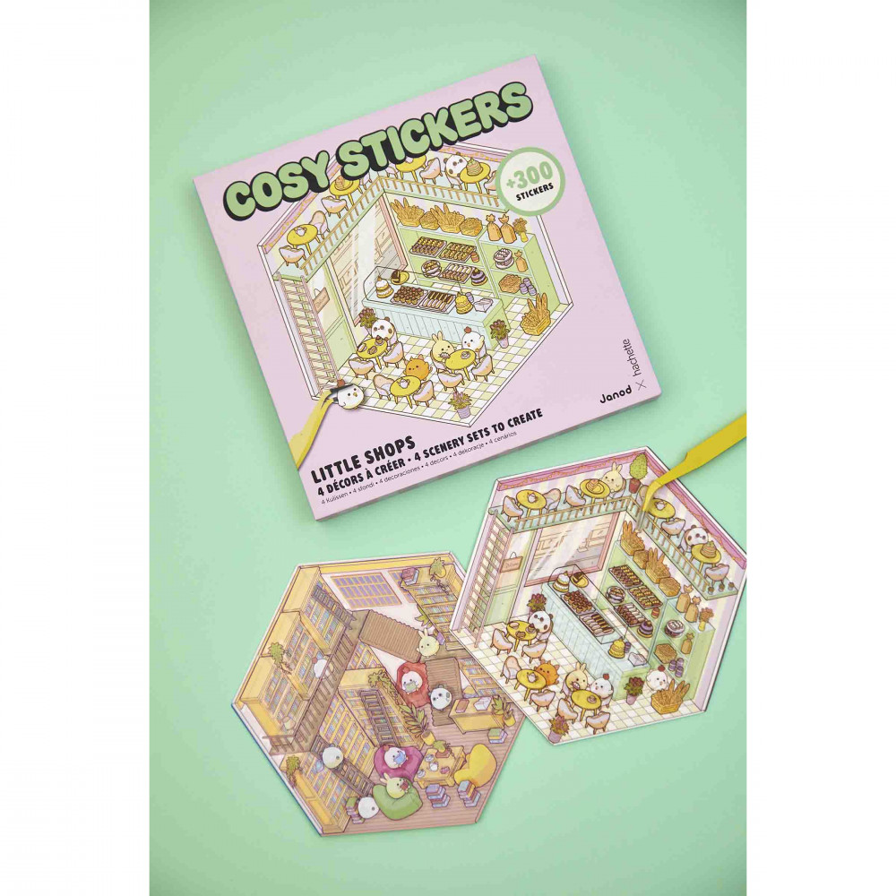 COSY STICKERS - LITTLE SHOPS - Janod – Image 2