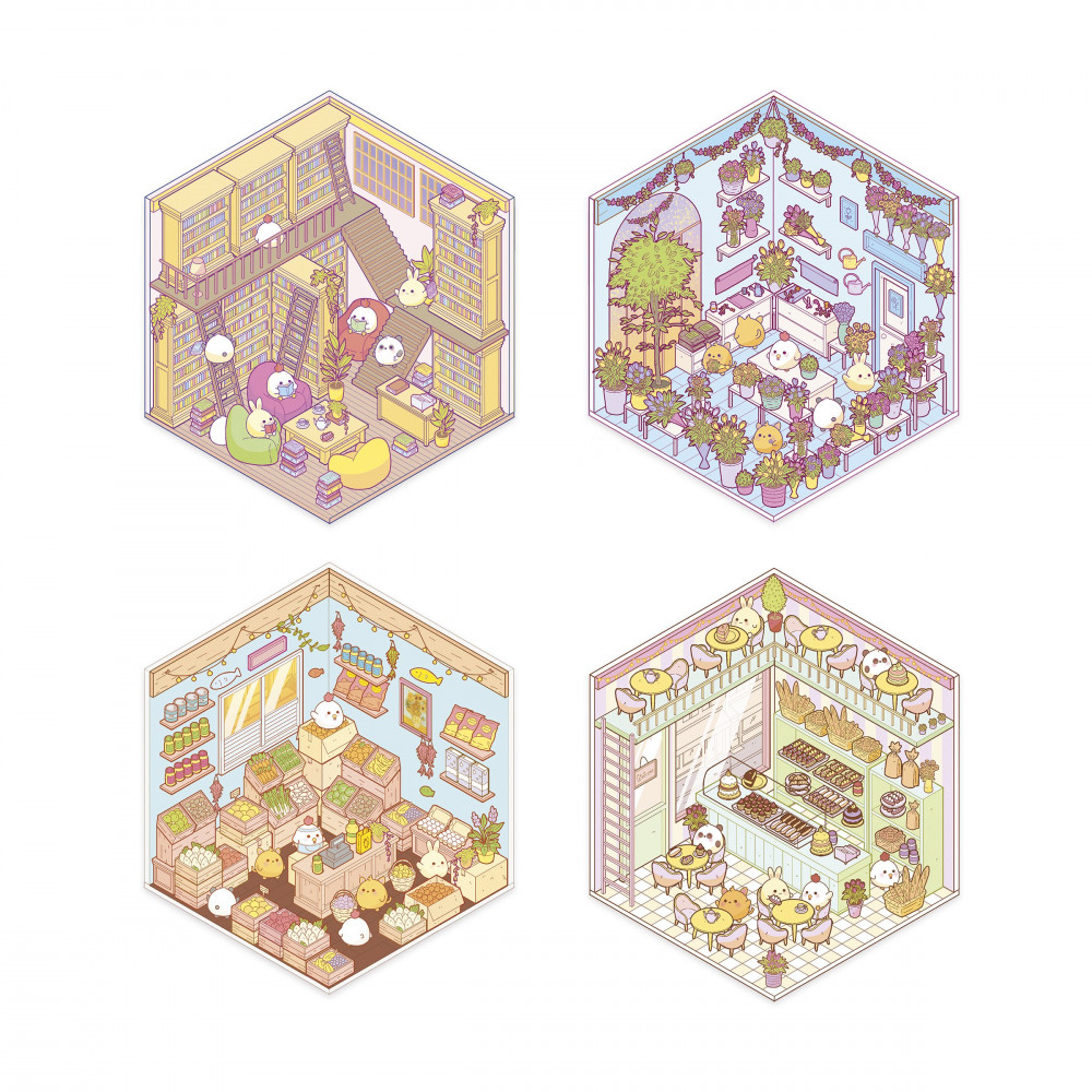 COSY STICKERS - LITTLE SHOPS - Janod – Image 4