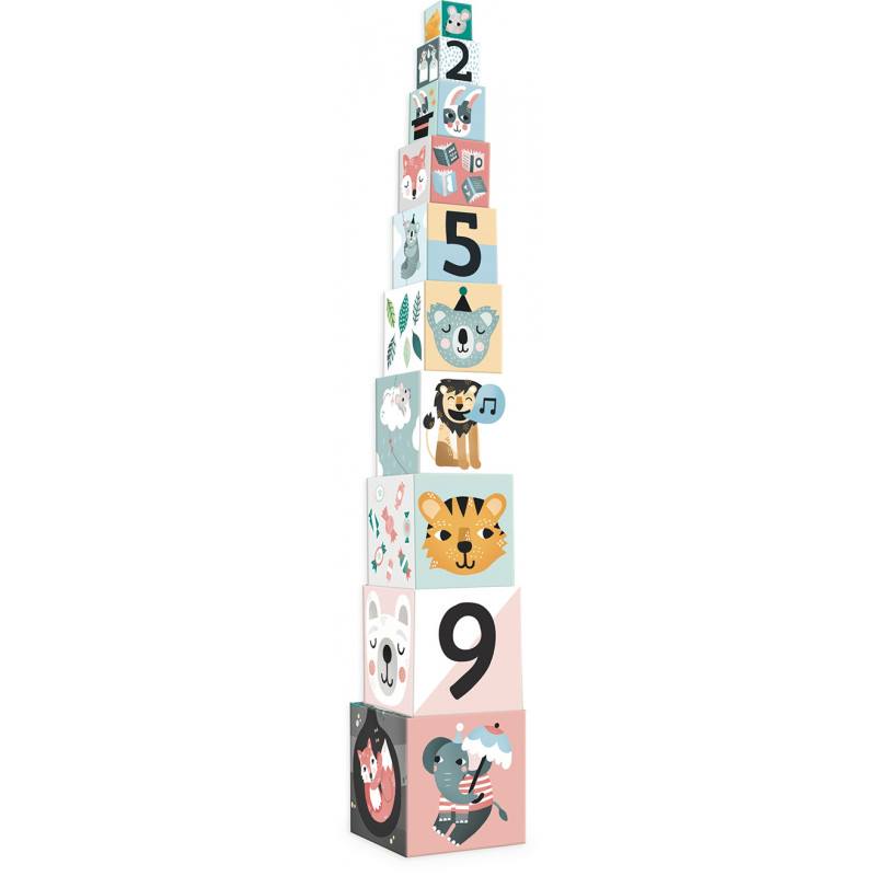 Cubes gigognes - Les animaux Michelle Carlslund - Vilac – Image 2