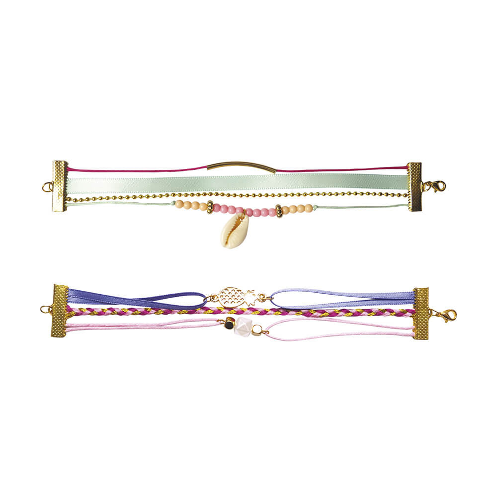 2 BRACELETS MULTIRANGS BOHEMES A CREER - Janod – Image 4