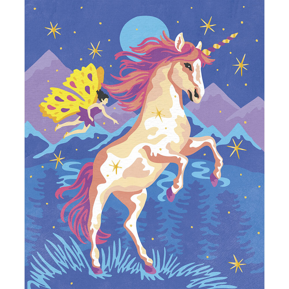 Peinture au numero Aquarelle - Licorne - Janod – Image 4