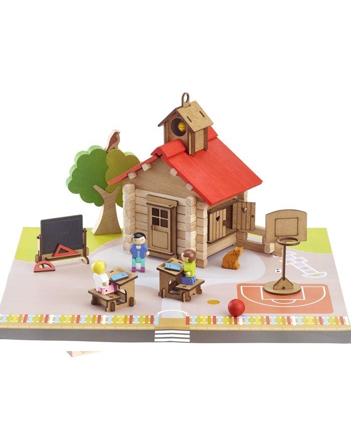 L'ECOLE DU VILLAGE - 125 PIECES – JEUJURA