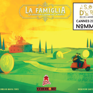 Boîte du jeu La Famiglia – La Grande Guerre de la Mafia, Super Meeple