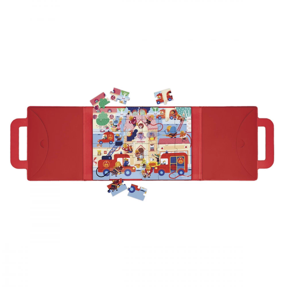 MAGNETI'PUZZLES - POMPIERS 36 PCS - Janod – Image 2