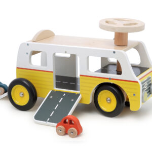 Porteur van garage + 2 voitures – Vilac