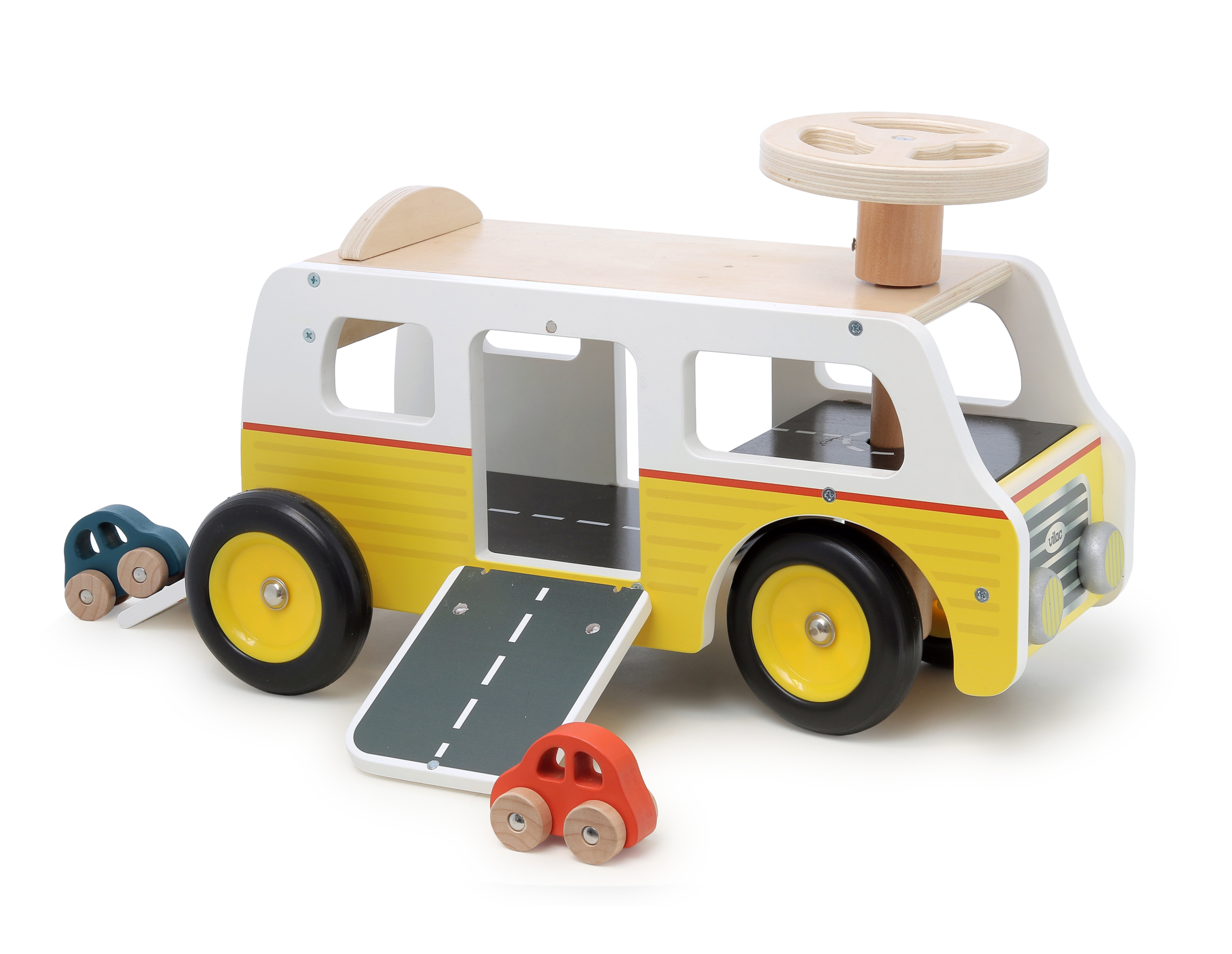 Porteur van garage + 2 voitures – Vilac