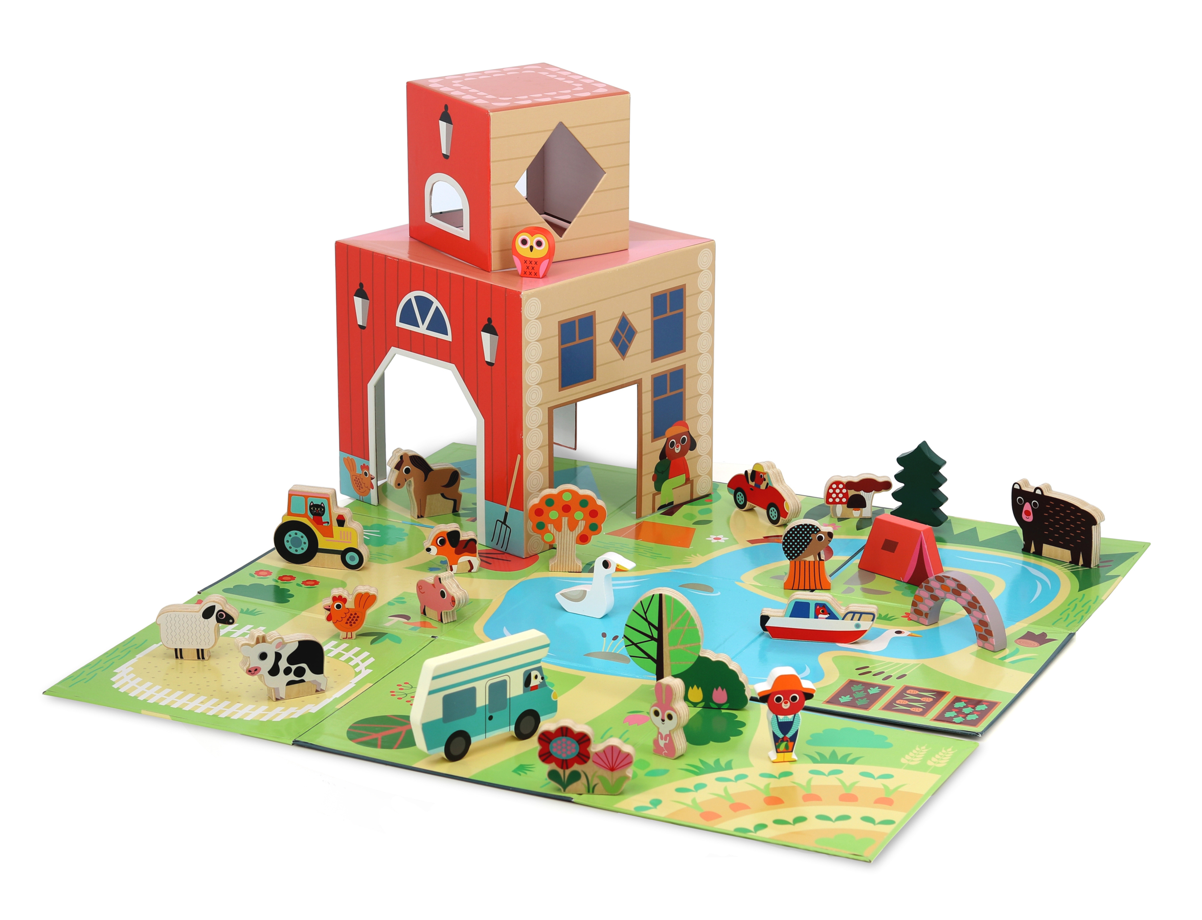 Cube pop'up - Le plein air – Vilac