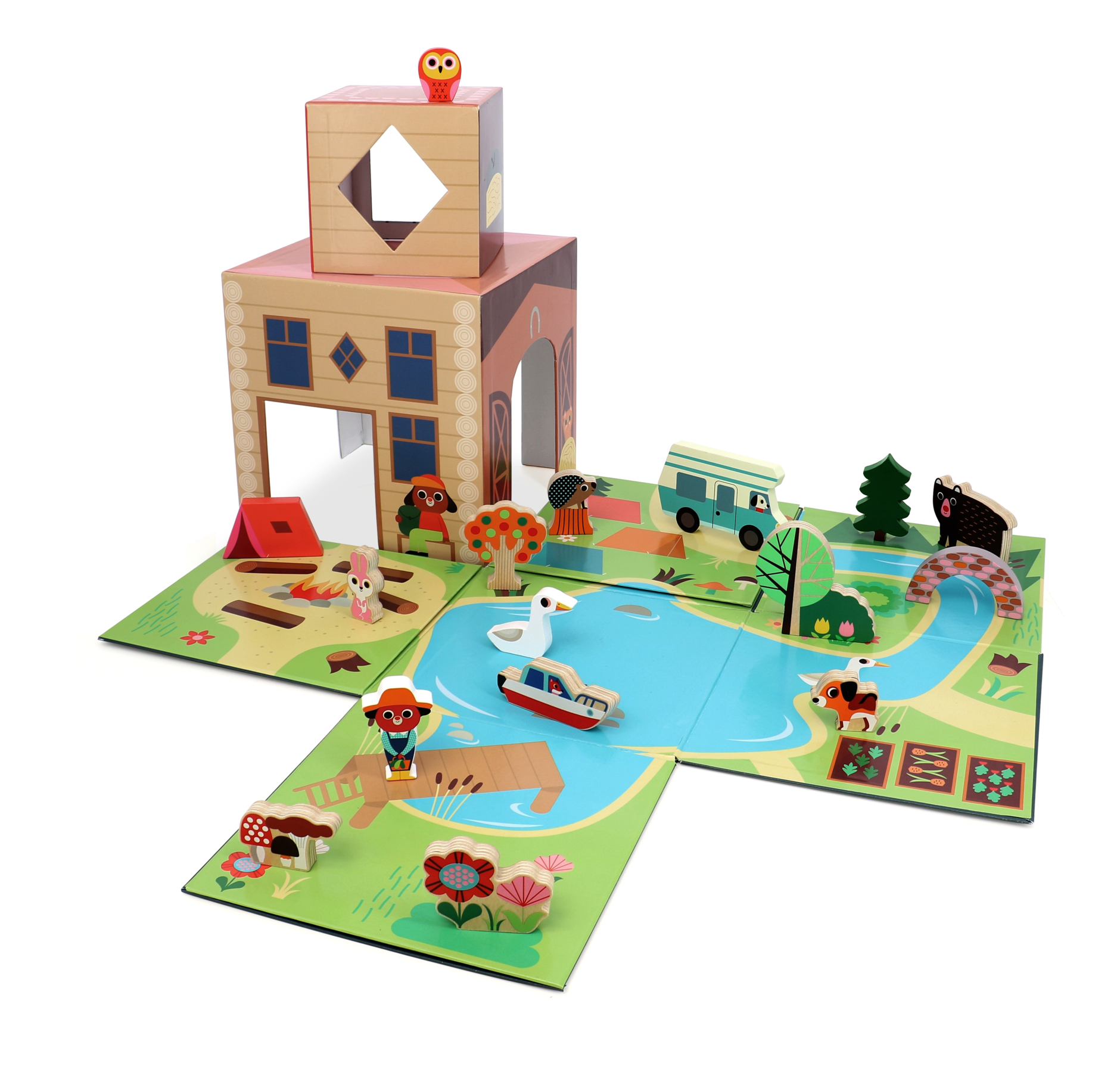 Cube pop'up - Le plein air – Vilac – Image 4