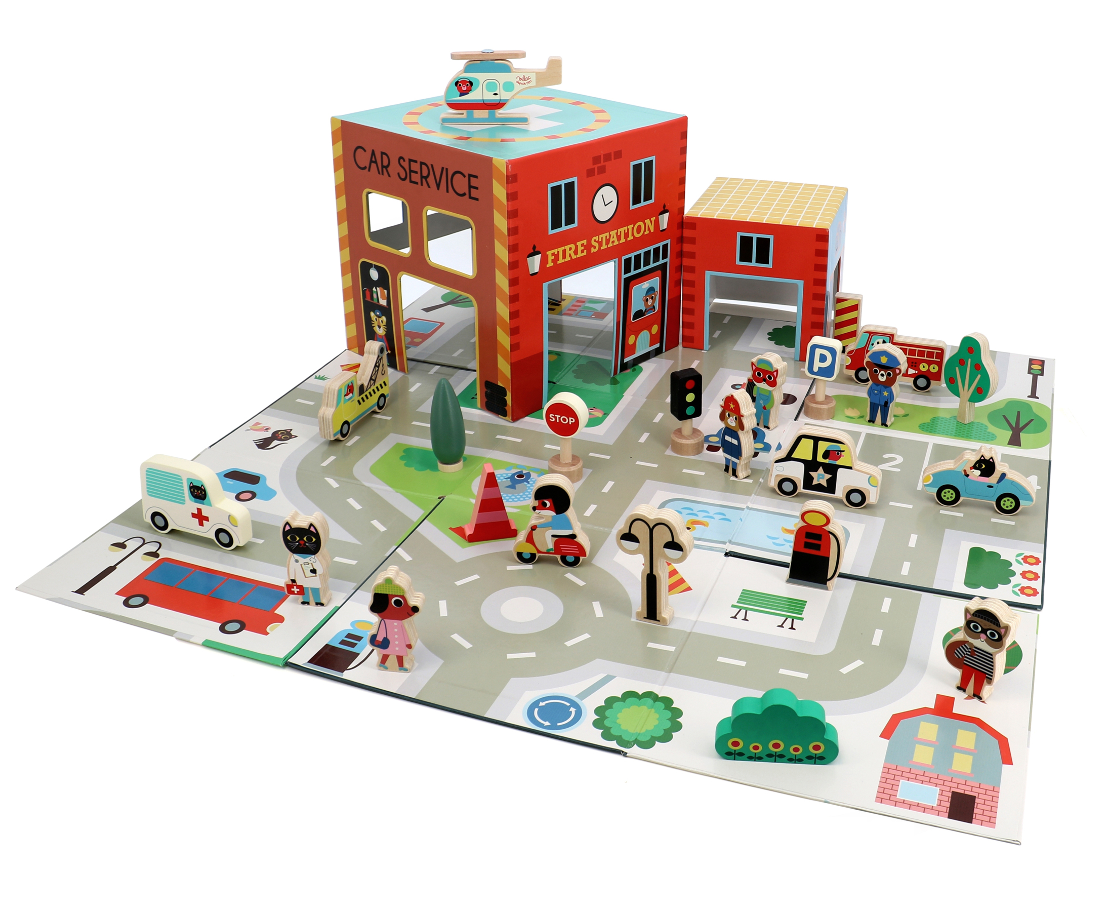 Cube pop'up - Les secours – Vilac