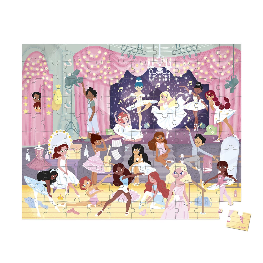 PUZZLE LES DANSEUSES - 100 PCS - Janod – Image 2