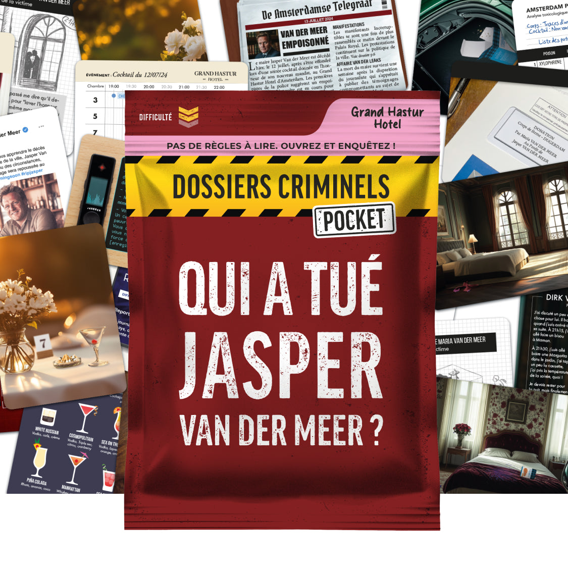 DC Pocket - Qui a tué Jasper Van Der Meer ? - Dossier Criminel Pocket