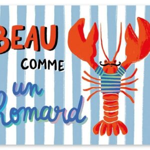 SET DE TABLE BEAU COMME HOMARD