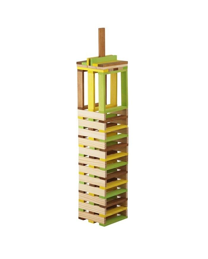 TECAP MULTICOLOR en bois – 100 PIECES – JEUJURA – Image 4