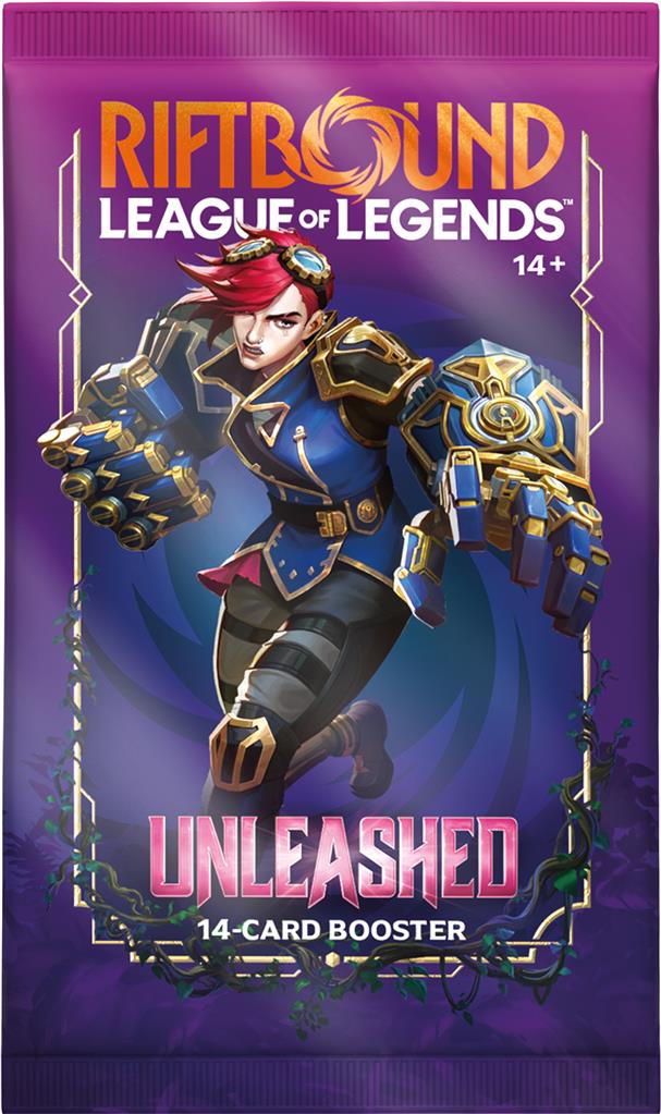 Riftbound Unleashed – booster de 14 cartes en anglais