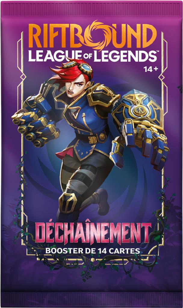 Riftbound Déchaînement – booster de 14 cartes en français