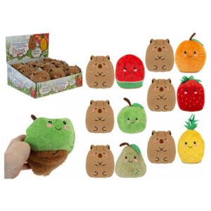 Peluche capybara fruit réversible – 12 cm
