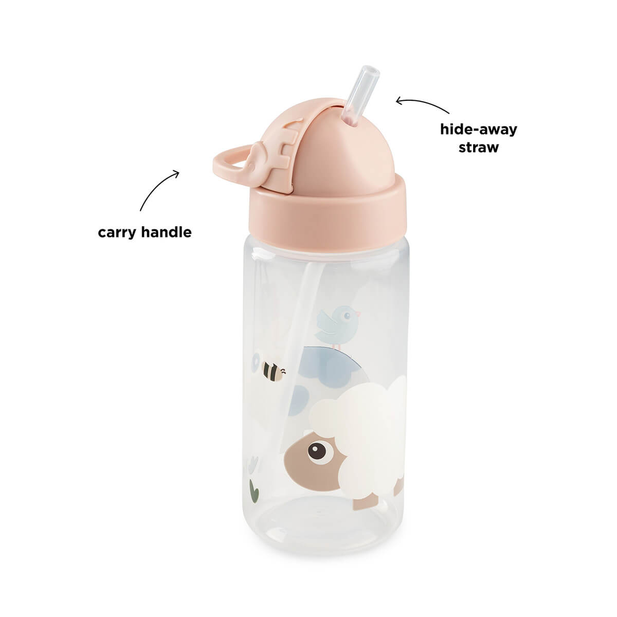 Gourde à paille - Tiny farm - Poudre - 350 ml - Done by Deer – Image 2