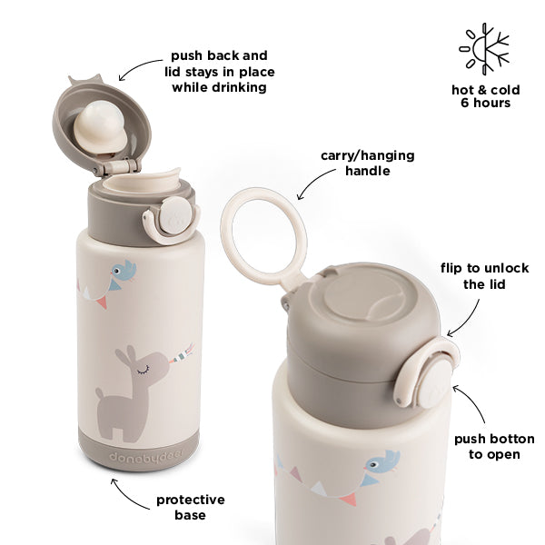 gourde isotherme celebration sable 340 ml - Done by Deer – Image 2