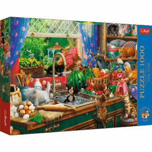 Puzzle 1000 pièces – Chats turbulents – Premium Plus – Trefl