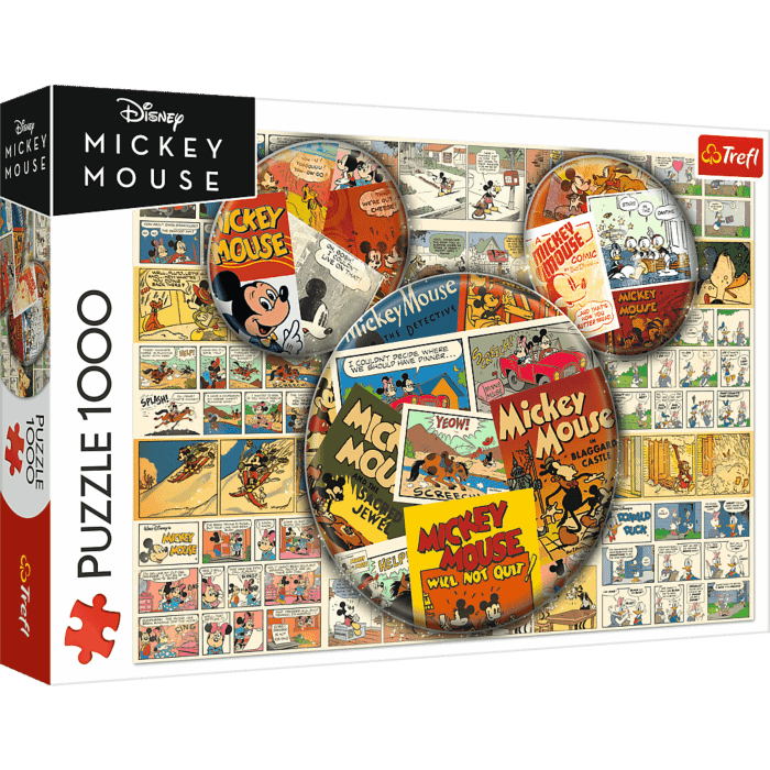 Puzzle 1000 pièces – Mickey Mouse en bande dessinée – Trefl