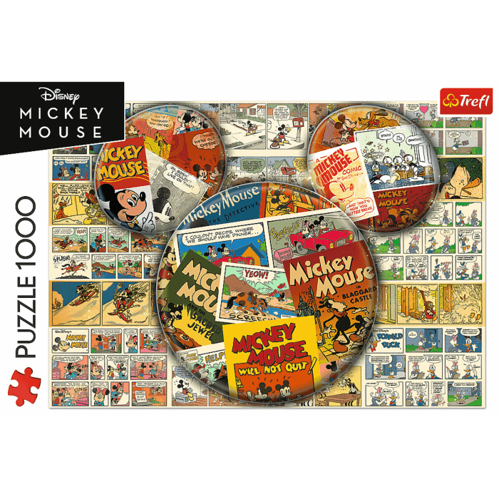 Puzzle 1000 pièces – Mickey Mouse en bande dessinée – Trefl – Image 3