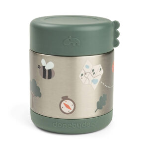 Boîte repas isotherme Tiny trails Vert 300 ml - Done by Deer