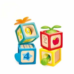 Ensemble de 4 cubes sensoriels - Hape