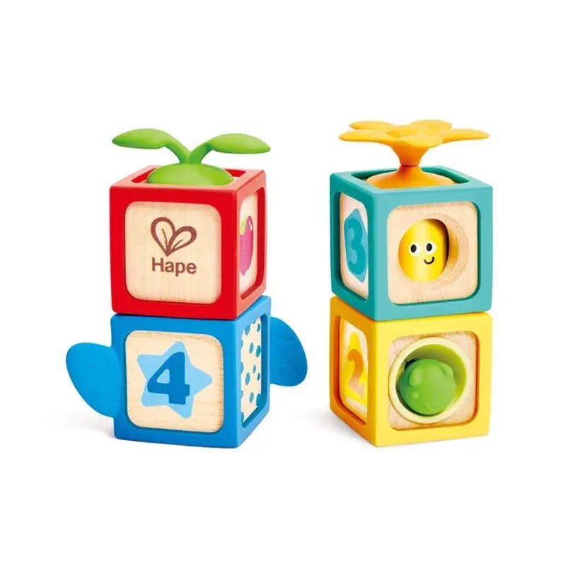 Ensemble de 4 cubes sensoriels - Hape