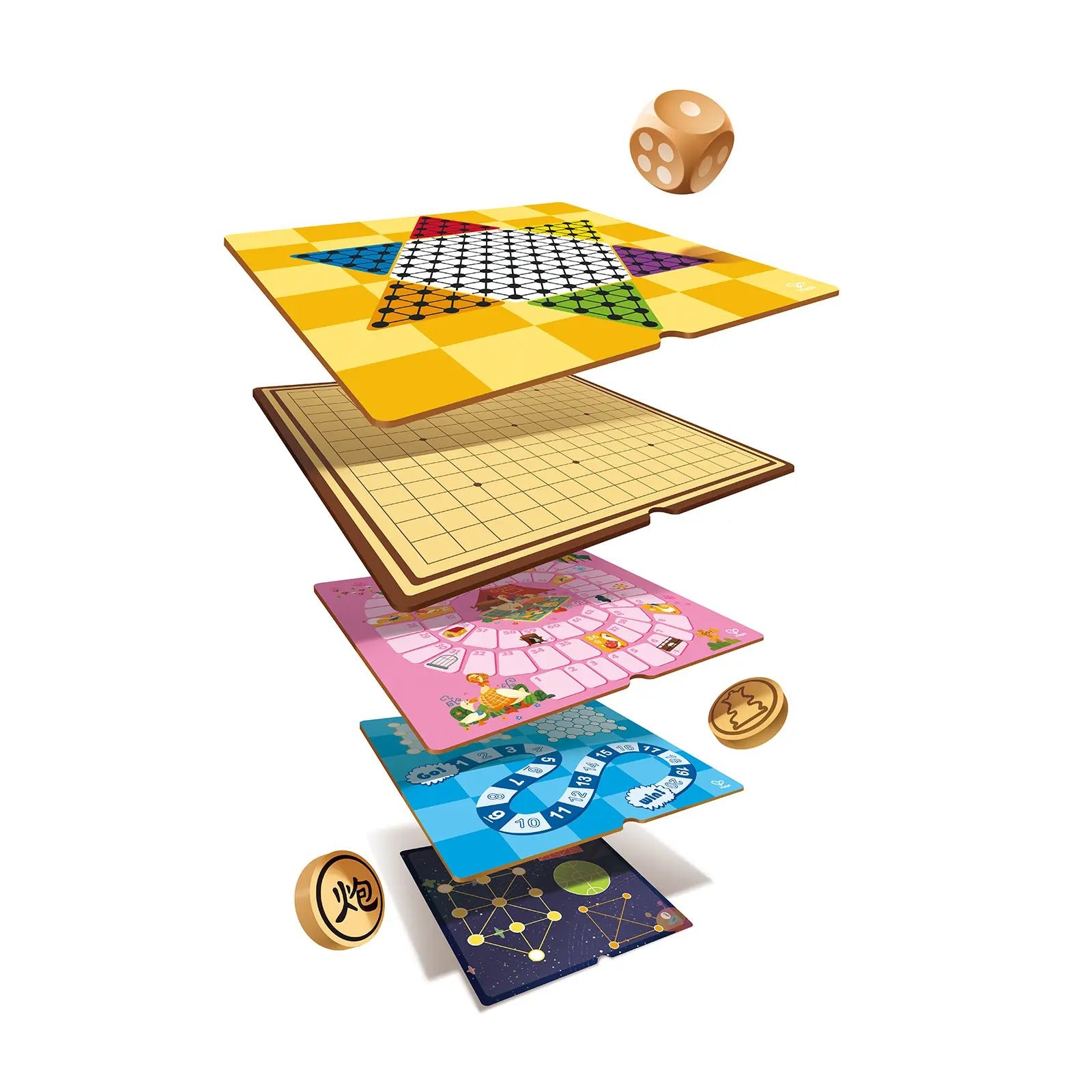 Mallette de 22 jeux classiques - Hape