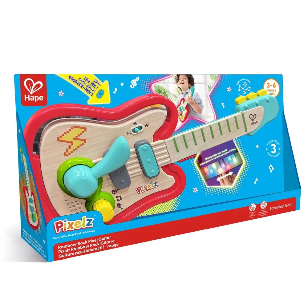 Guitare pixel interactif - rouge - Hape