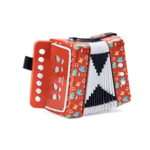 Accordéon animaux 7 touches et 2 basses - Hape
