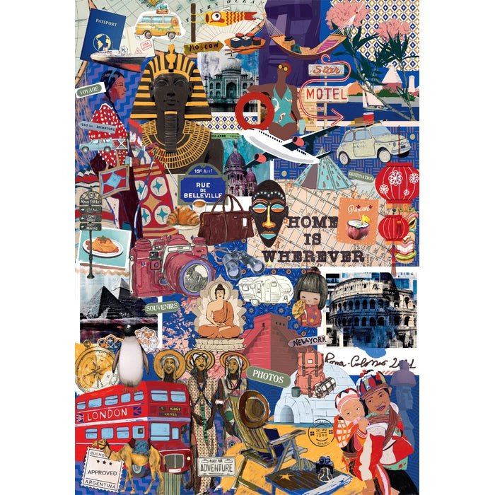 PUZZLE COMPACT 1000 PIECES - TRAVEL&CULTUR - Clementoni