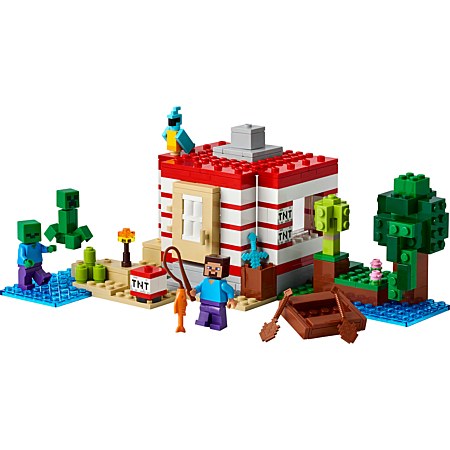 MAISON EN TNT JUNGLE MINECRAFT - LEGO