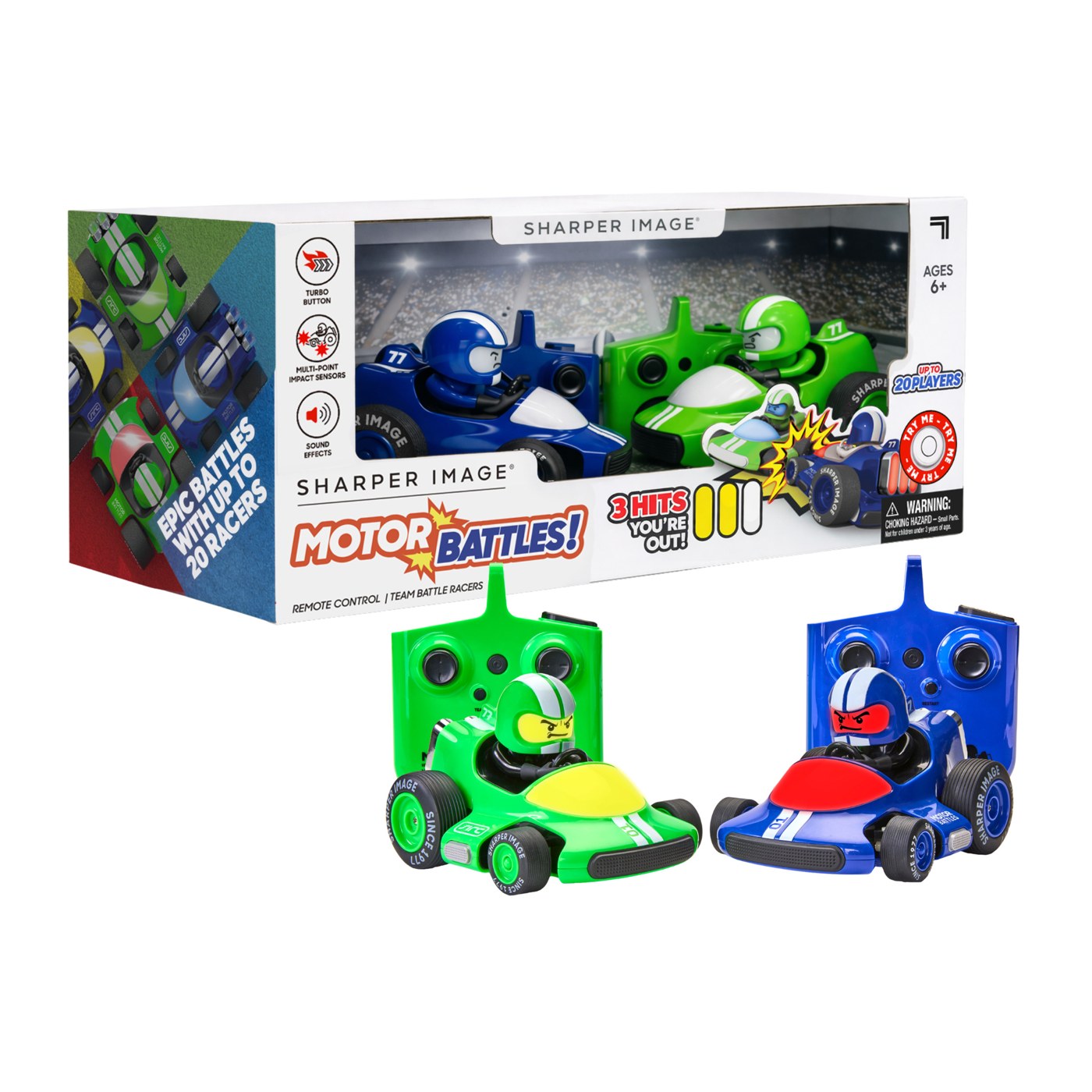 Voitures radiocommandées Motor Battles - Sharper Image