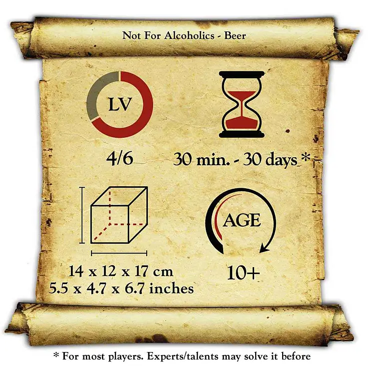 Not for Alcoholics Beer – Casse-tête Logica – Image 2