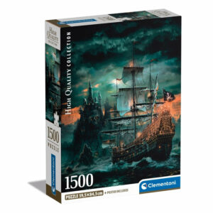 Puzzle 1500 pièces The Pirates Ship – Clementoni