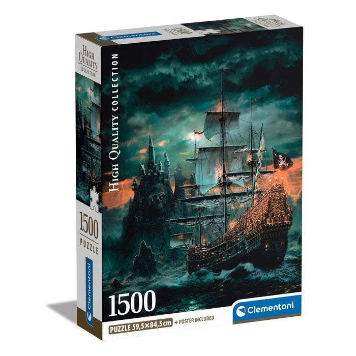 Puzzle 1500 pièces The Pirates Ship – Clementoni