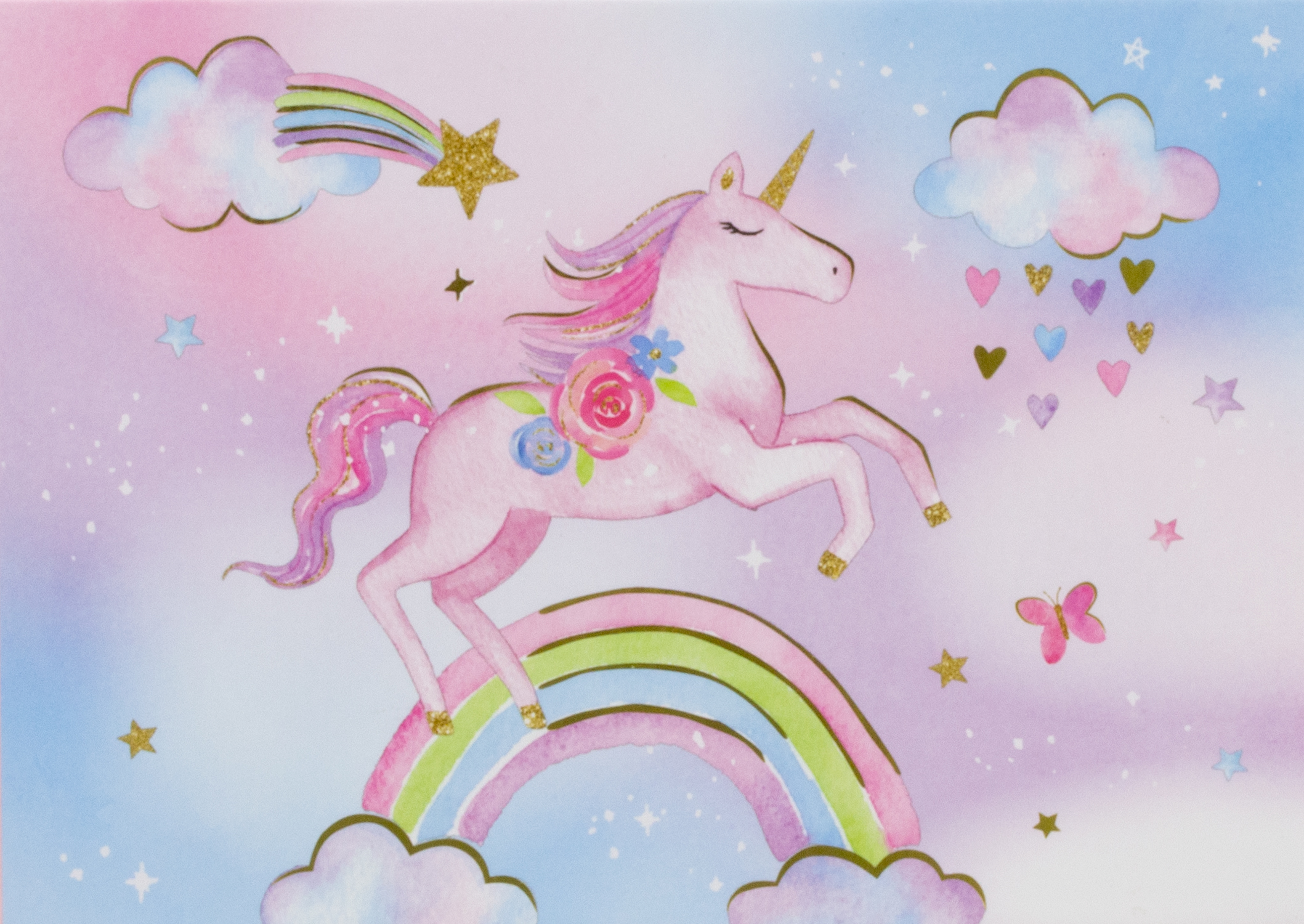 COFFRE MUSICAL LICORNE ARC EN CIEL - Ulysse – Image 2