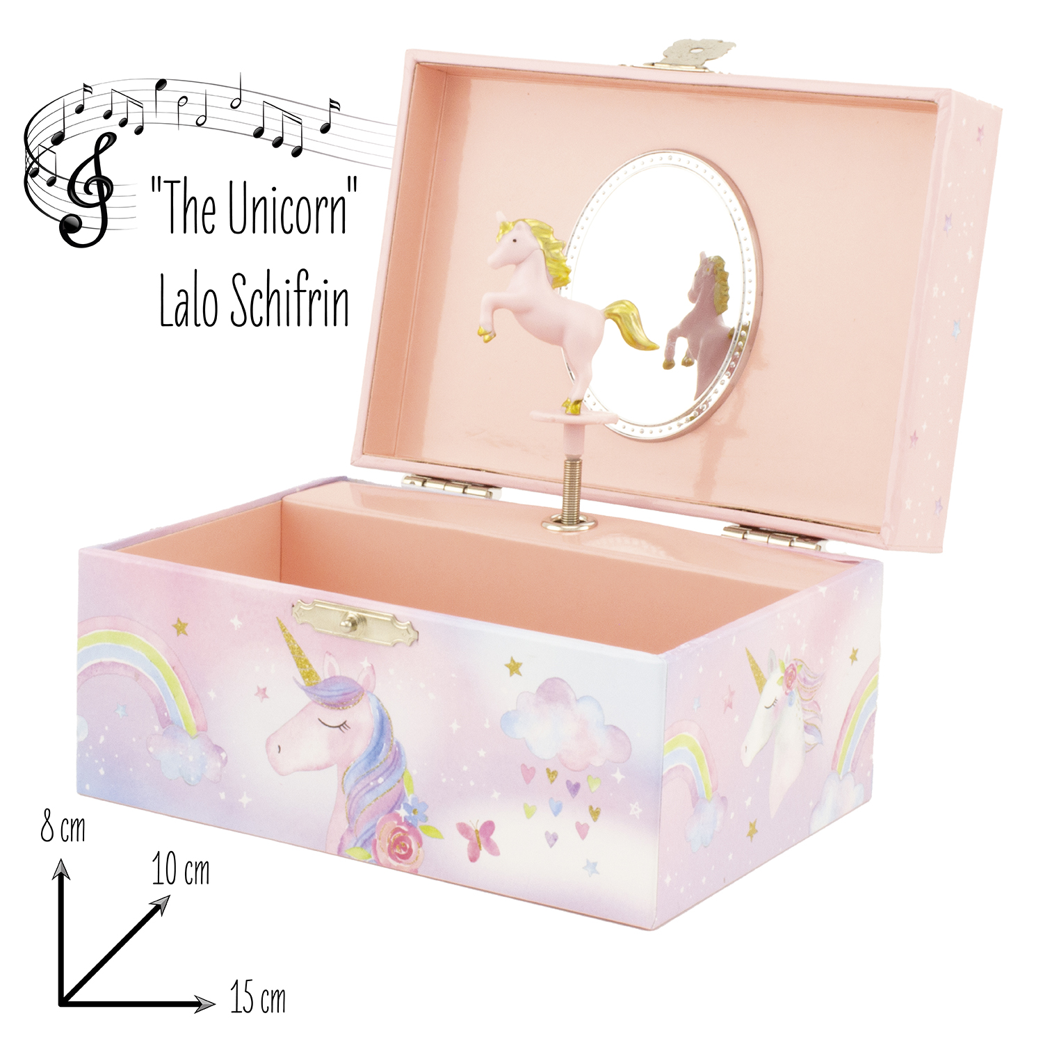 COFFRE MUSICAL LICORNE ARC EN CIEL - Ulysse – Image 3