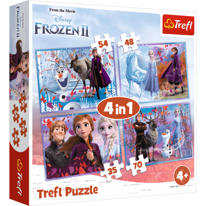Coffret 4 puzzles – La Reine des Neiges 2 – Trefl
