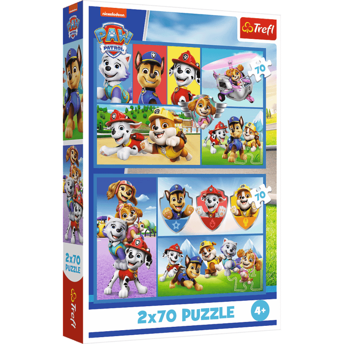 Coffret 2 puzzles de 70 pièces – Pat’ Patrouille – Trefl