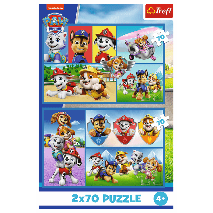 Coffret 2 puzzles de 70 pièces – Pat’ Patrouille – Trefl – Image 4