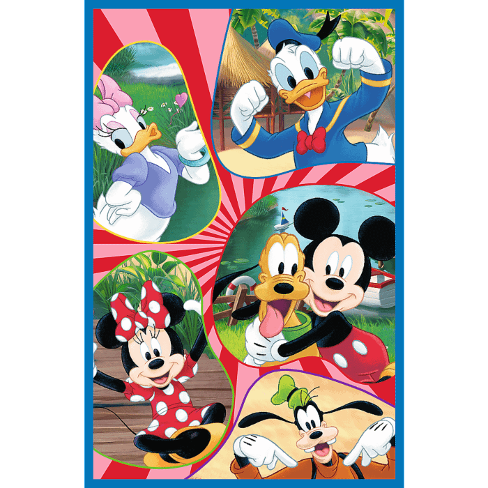 Coffret 3 puzzles de 80 pièces – La bande de Mickey – Trefl – Image 4