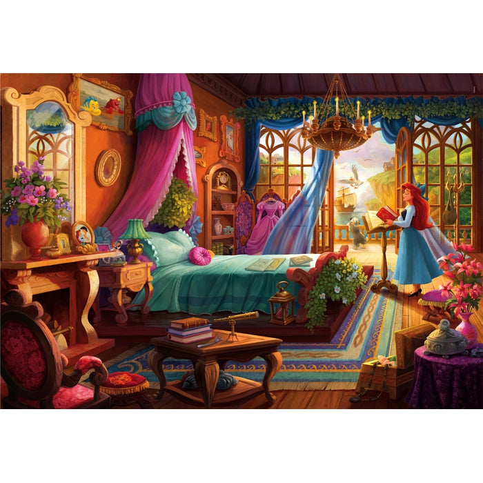 Puzzle 500 pièces Disney Ariel – Ever After – Clementoni – Image 2