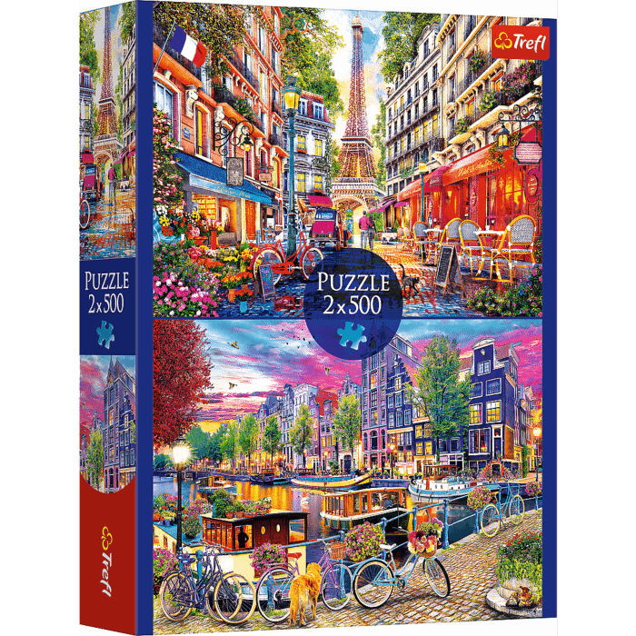 Puzzle 2X500P - LES CAPITALES EUROPEENNES - TREFL
