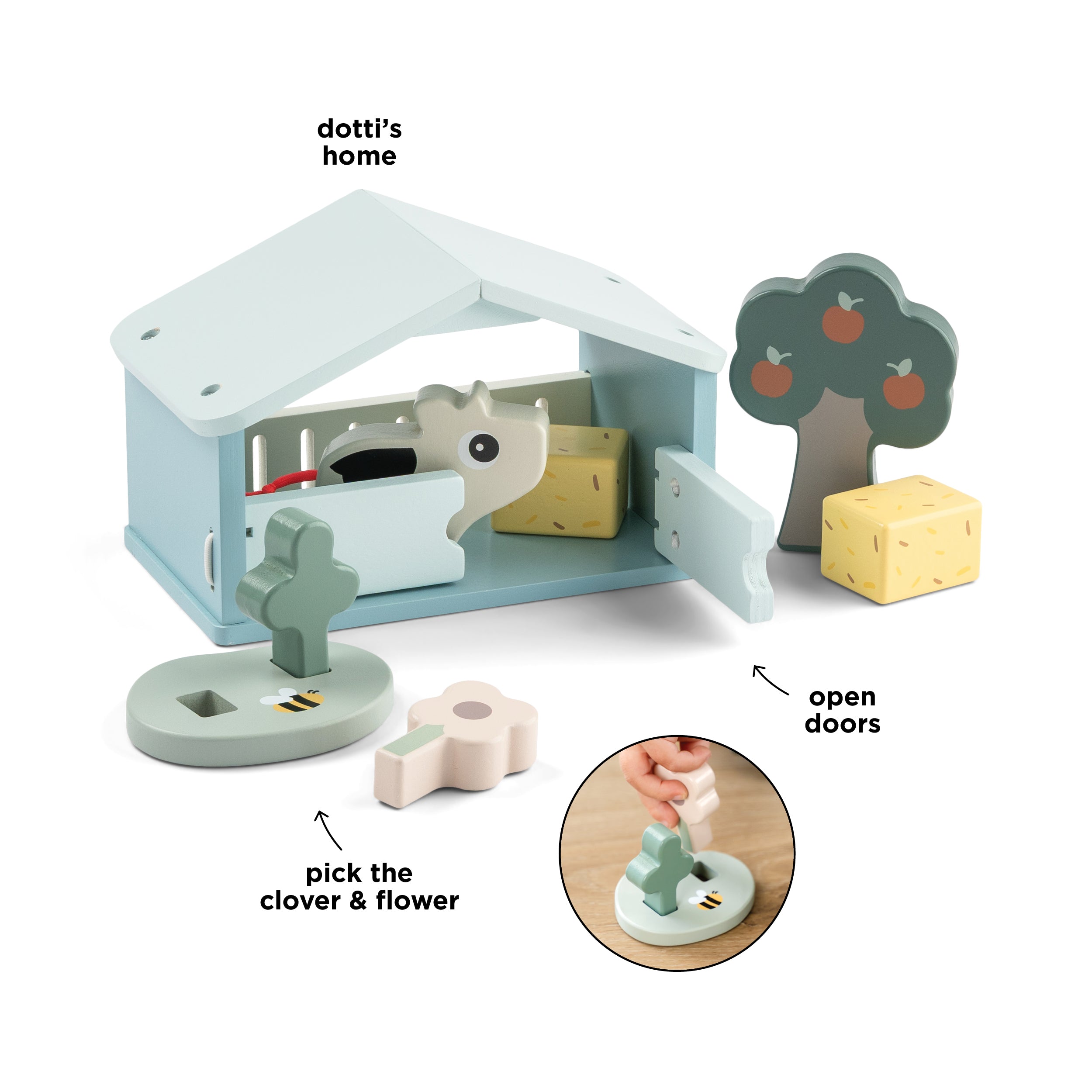 Tiny farm play set Dotti Colour mix - Done by Deer – Image 2
