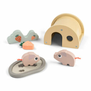 Tiny farm play set Pigee Colour - Done by Deer