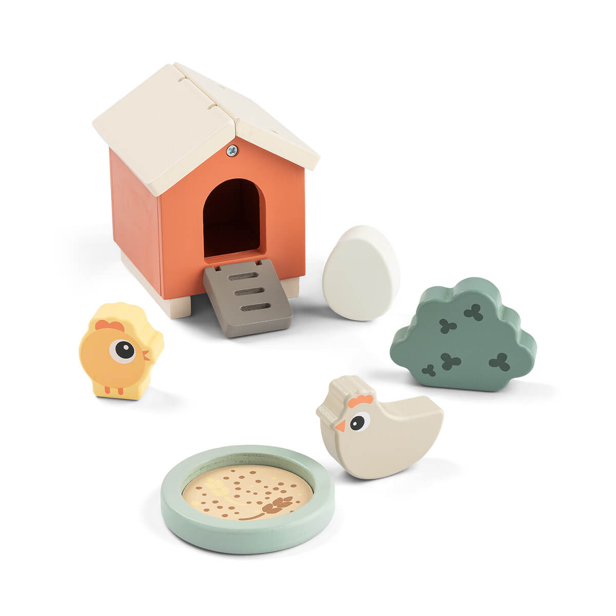 Tiny farm play set Clucky Colour mix - Done by Deer