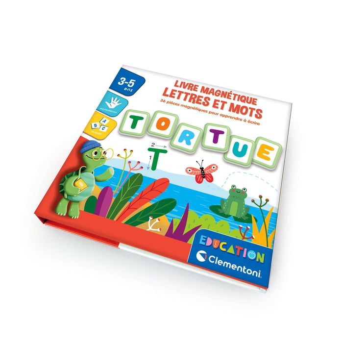Livre magnétique Lettres et mots – Clementoni