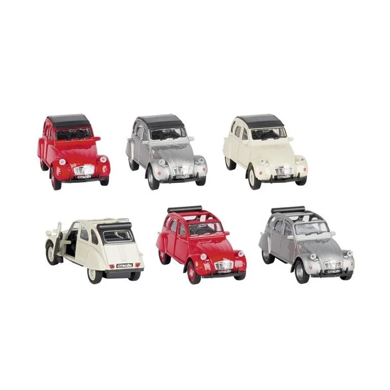 Citroën 2CV 1979 Goki en métal, assortiment de coloris